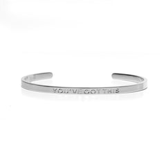 You've Got This, Affirmation Cuff Bracelet, Adjustable Cuff, Affirmation Jewellery, Motivational Jewellery, Affirmation Bracelet Woman