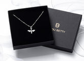 Sterling Silver Bumblebee Necklace Bee Lover Gift