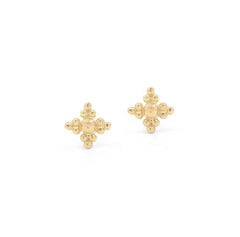 Tiny Stud Earrings - Tiny Dot Studs - Small Stud Earring - Tiny Gold studs earrings - Dot Studs - Tiny Trio Ball Studs - Gold Dainty Studs
