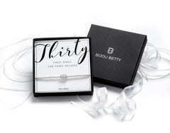 30th Birthday Gift For He - 30th Birthday Bracelet- 30th Birthday Ideas - 30th Birthday Gift For Daughter, Sister, Friend - 30th Keepsake