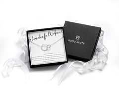 Aunt-Niece Necklace: Aunt-Niece Gift, Aunt-Niece Jewellery, Aunt-Niece Quotes, Aunt Bracelet, Keepsake Gift For Aunt, Aunt Gift Ideas