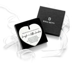 Ceramic friendship heart decoration in Bijou Betty gift box.