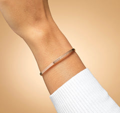 I am Enough Inspirational Cuff Bracelet - Adjustable Size, Stainless Steel, Inspirational Reminder, Gift for Her (Available in 4 Finishes)