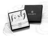 Sterling silver 60th birthday bracelet in Bijou Betty gift box.