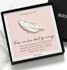 Sympathy, Sympathy Gift, Family Loss, Bereavement, Bereavement Gift, Memorial Gift, Those We Love Don't Go Away, Gift Memorial Quote Loss