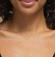 18th Birthday Gift - Sterling Silver Sunburst Necklace for Daughter, Sister, Friend