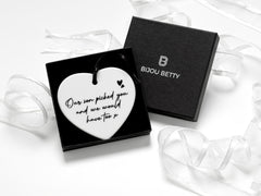 Ceramic Heart Wedding Keepsake Gift for Daughter-in-Law