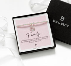 Sterling Silver Family Tree Bracelet