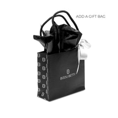 Luxury gift bag, tissue and ribbon.