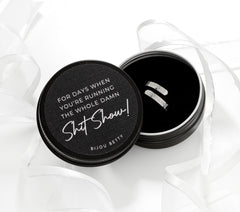 Shit Show Wrap Ring, Stainless Steel Gift for Her, Best Friend Gift, Bijou Betty Jewellery in Gift Box
