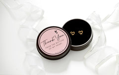 Gold-plated stainless steel 7mm heart stud earrings in Bijou Betty gift box with thank you card, ideal for mums or friends.