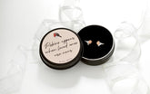 Bijou Betty’s robin stud earrings gift set, with 925 sterling silver rose gold-plated studs in a gift box with the quote, Robins appear when loved ones are near. Optional gift bag.