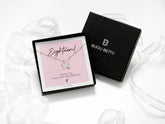 Sterling silver 13mm butterfly necklace in Bijou Betty gift box with 18th birthday card, ideal for daughters.