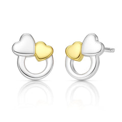 Timeless Sterling Silver Heart Earrings for Daughter, Birthday, Christmas Gifts