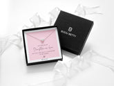 Sterling silver 9mm heart necklace in Bijou Betty box with daughter-in-law card, ideal for birthdays.