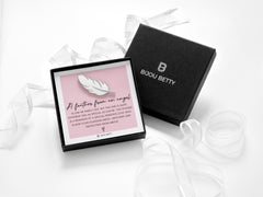 Sympathy gift, enamel pin ing gift box.