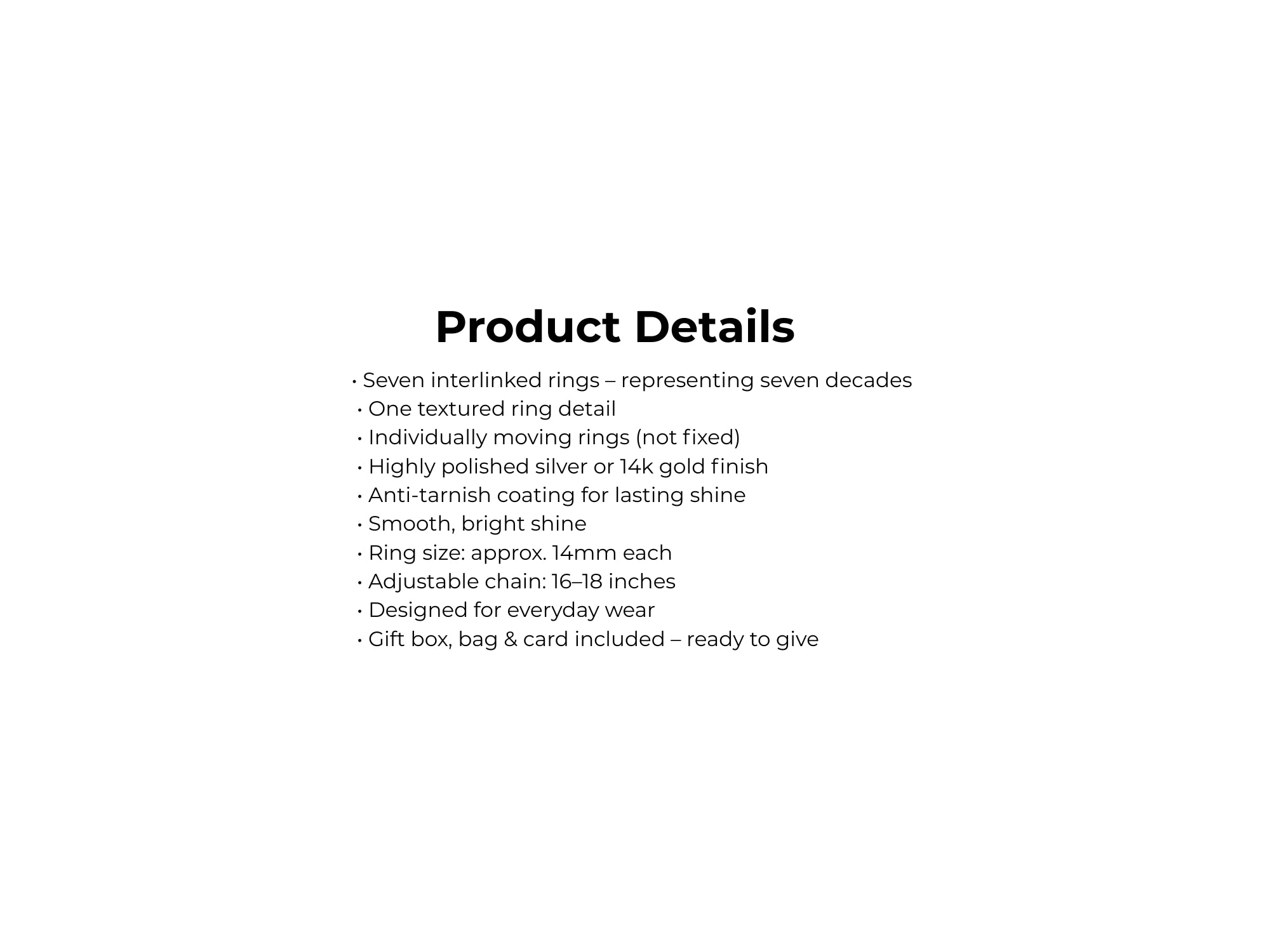 Product details