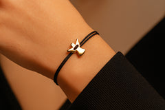 Angel cord bracelet