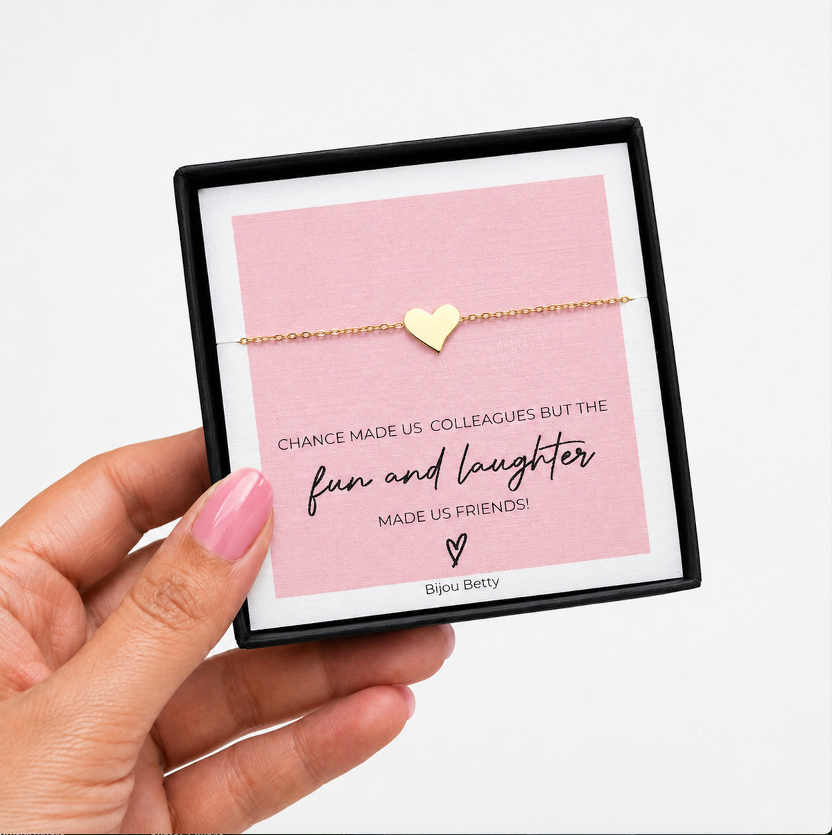 Mini heart colleague bracelet