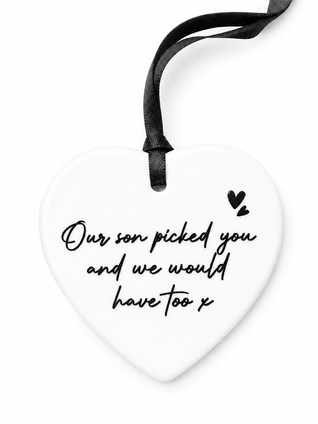 Daughter in law to be wedding day or bridal shower gift