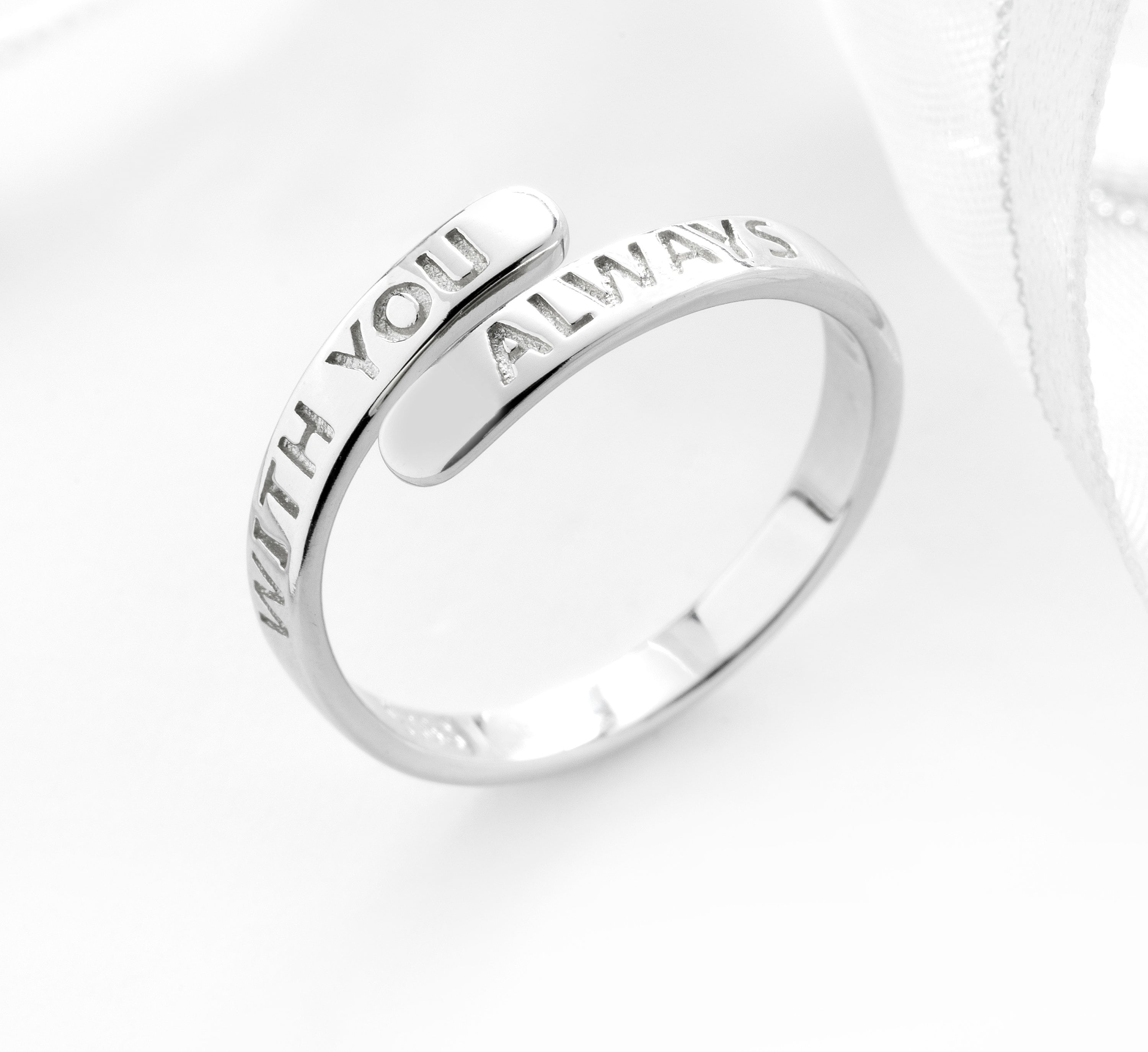Ring Motivation Adjustable Affirmation Rings - Inspirational Jewellery for Daily Remin
