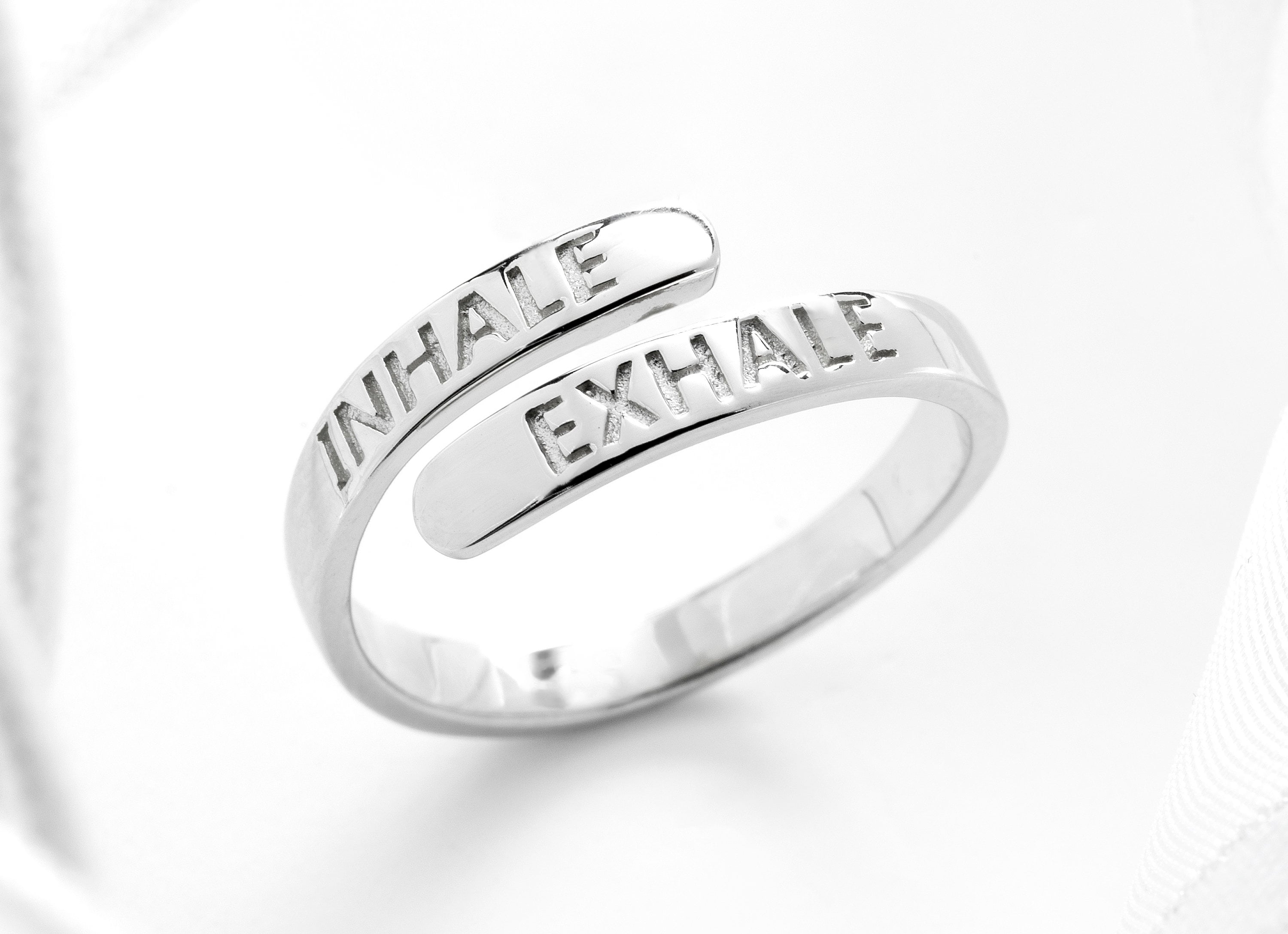 Ring Motivation Adjustable Affirmation Rings - Inspirational Jewellery for Daily Remin