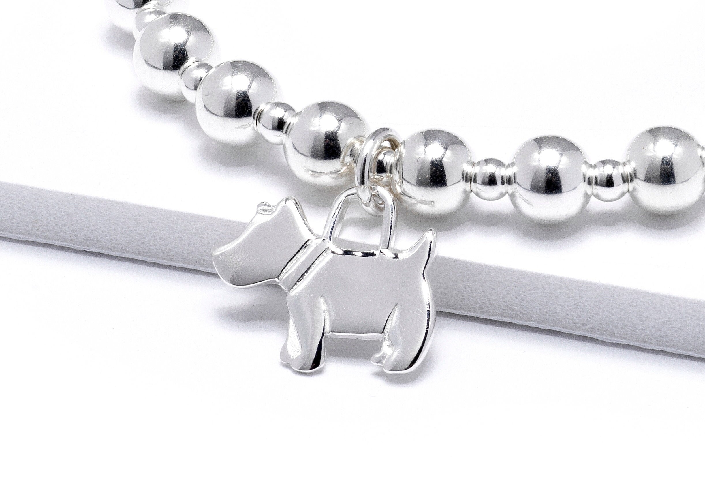Dog Bracelet, Doggy Bracelet, Dog Lover Gift, Silver Dog Bracelet, Dog jewelry For People, Gift For Dog Owner, Pet Gift, Dog Breeder Gift