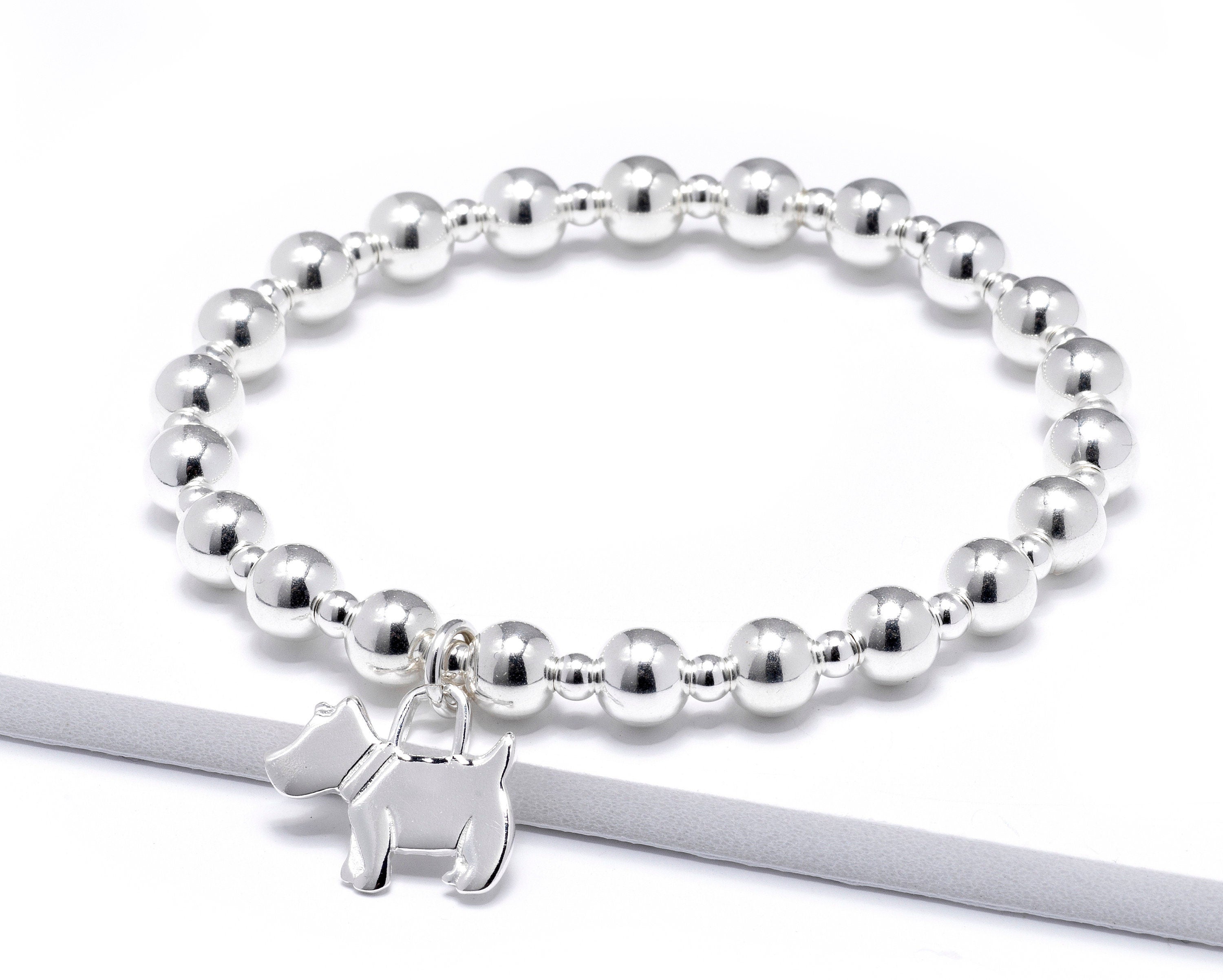 Dog Bracelet, Doggy Bracelet, Dog Lover Gift, Silver Dog Bracelet, Dog jewelry For People, Gift For Dog Owner, Pet Gift, Dog Breeder Gift
