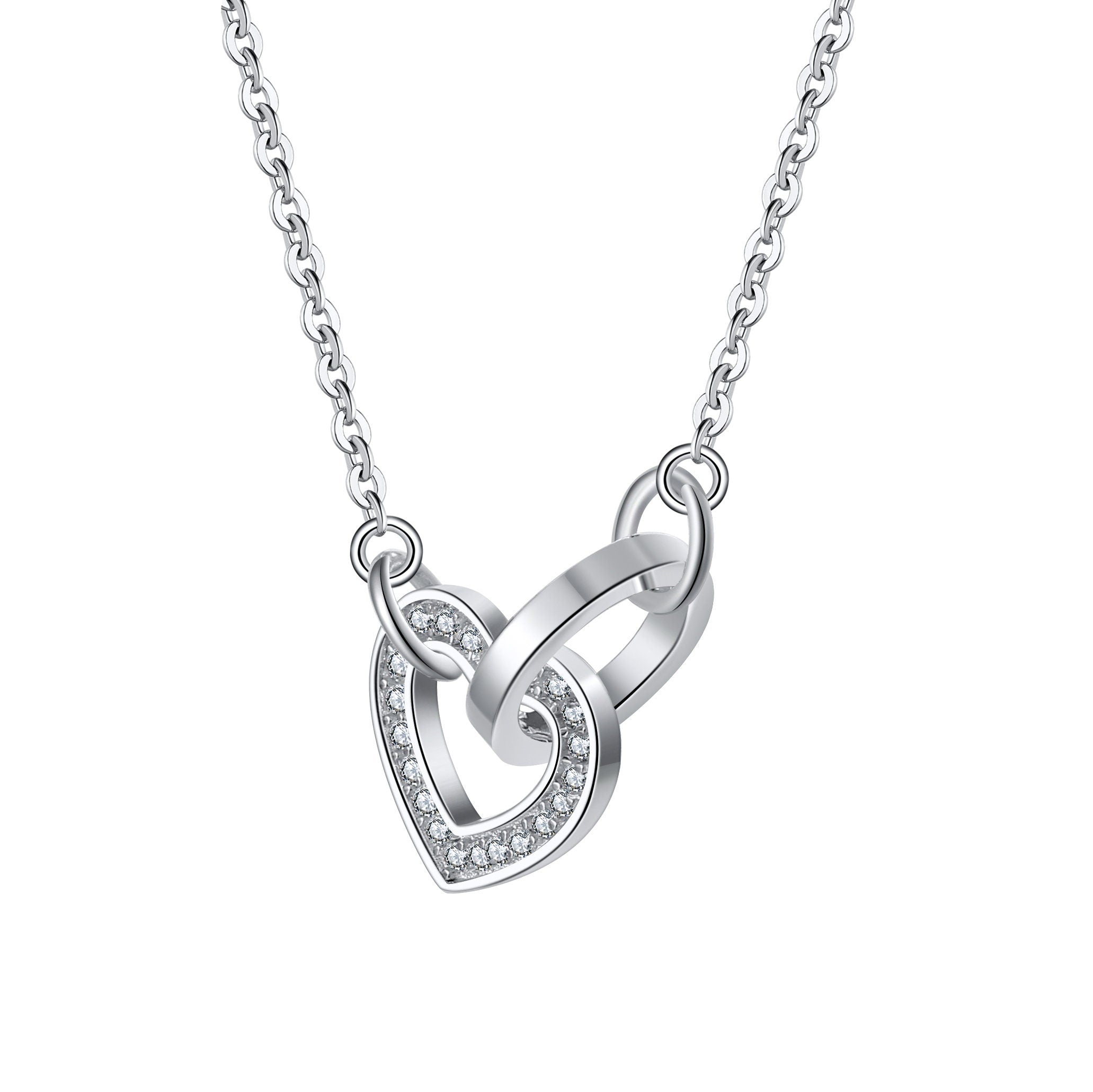 Sterling Silver Godmother Goddaughter Keepsake Necklace