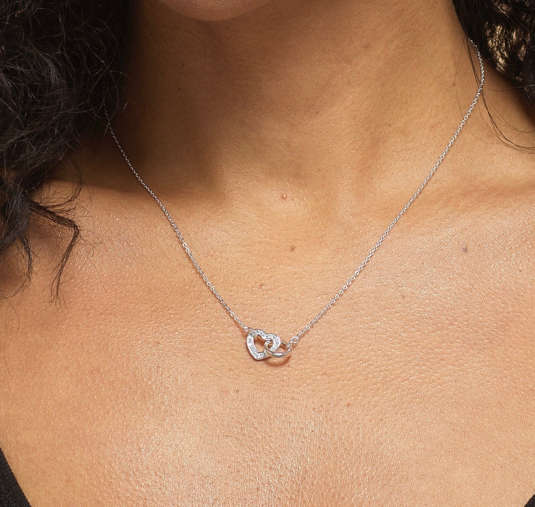 Sterling Silver Godmother Goddaughter Keepsake Necklace