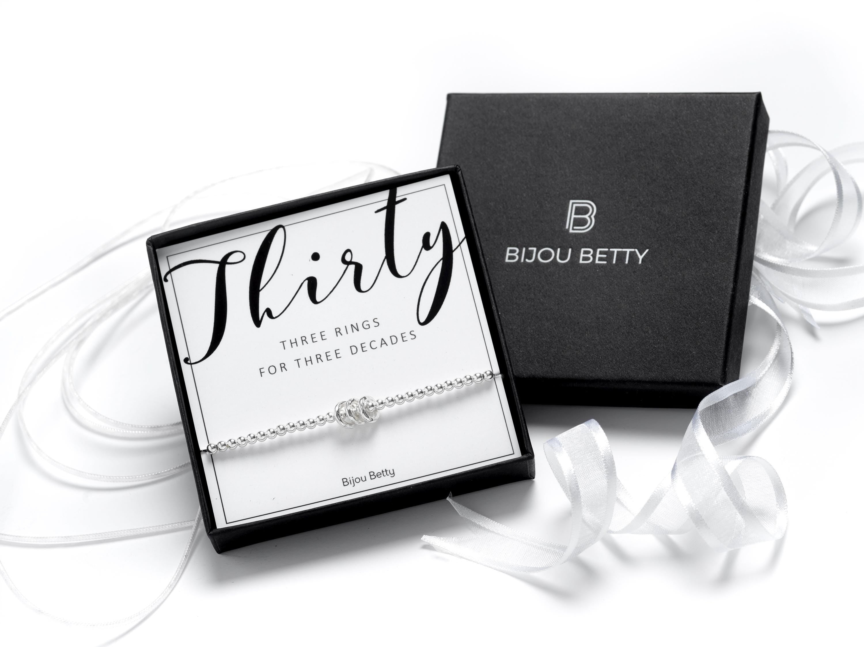 30th Birthday Bracelet/30th Birthday Gift For Her, 30th Birthday Ideas, 30th Birthday Gift For Daughter, 30th Birthday, Silver 30th Bracelet