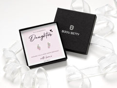 Birthday Gift for Daughter - Sterling Silver Earrings with Luxury Packaging