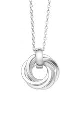 70th Birthday Silver 7 Rings Necklace – Gift for Her